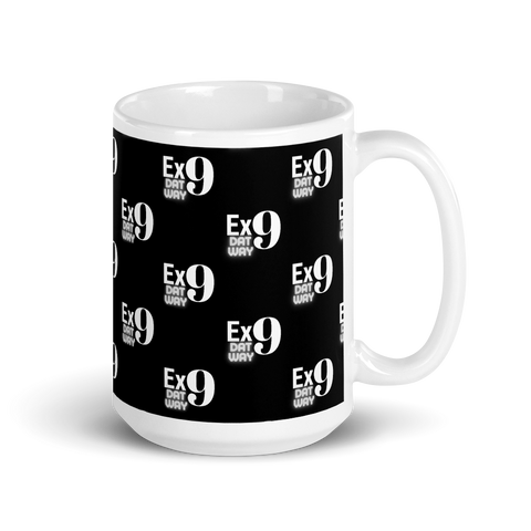 Ex9 Black & White Mug