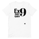 Ex9 Black on White T-Shirt