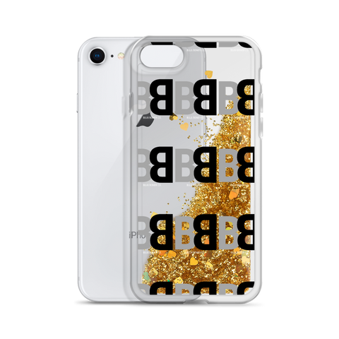 BB Co. Liquid Glitter Apple Phone Case
